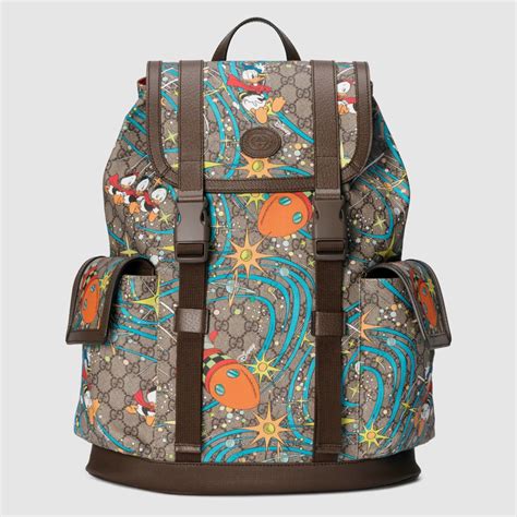 Disney x Gucci Donald Duck medium backpack.